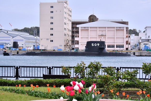 受領されたばかり新鋭潜水艦せいりゅう SS509  20180407