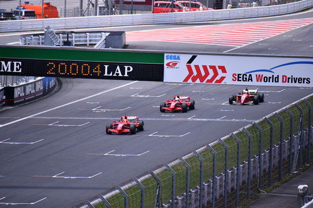 富士スピードウェイコントロールライン通過フェラーリF1(1) 20180630
