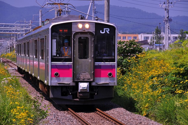 新青森駅 東北の普通列車。。701系