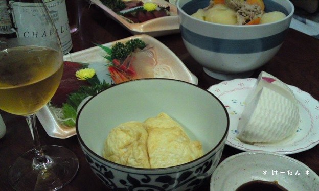 写真: 和食な晩ご飯