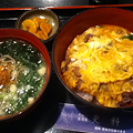 写真: 他人丼と蕎麦の定食 780円