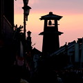 川越 時の鐘の夕景