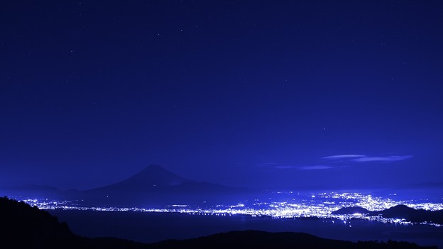 写真: Blue　Night　〜Mt.FUJI〜