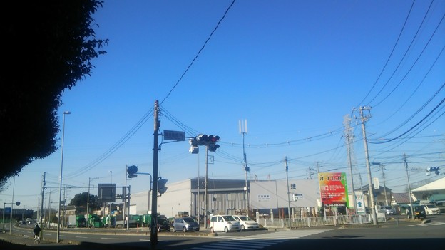 写真: 【1月10日も鷲宮神社へ！その1】鶴巻陸橋(西)交差点