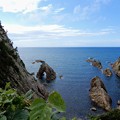 写真: 千貫松島とおしろいの断崖