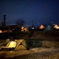 陣馬形山キャンプ場　夜