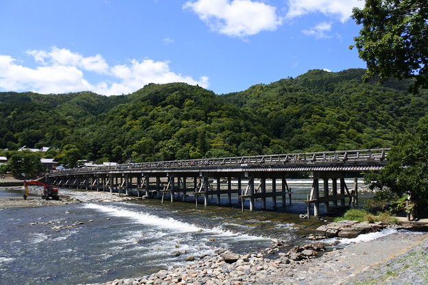 京都・嵐山＊渡月橋