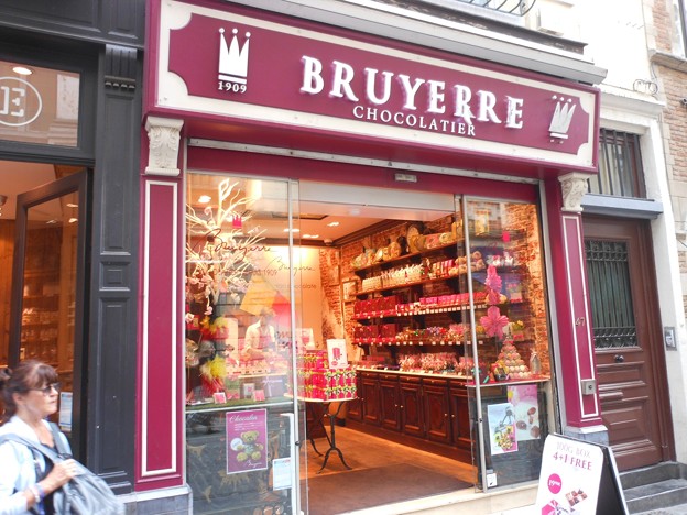 写真: ブリュッセル＊日本未輸入のチョコ・ブリュイエール１