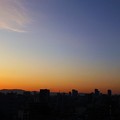 写真: 大阪の朝焼け