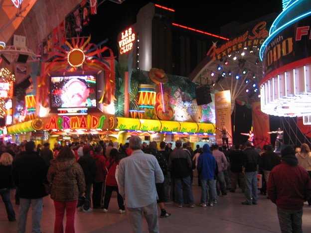 Fremont St. - Mermaid and Stage
