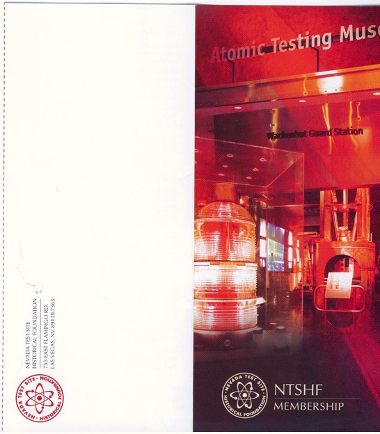 Atomic Testing Museum - Brochure