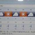 写真: 2018/04/11（水）・地元のお天気予報図