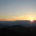 写真: 瓶ケ森山頂から見る日の出1