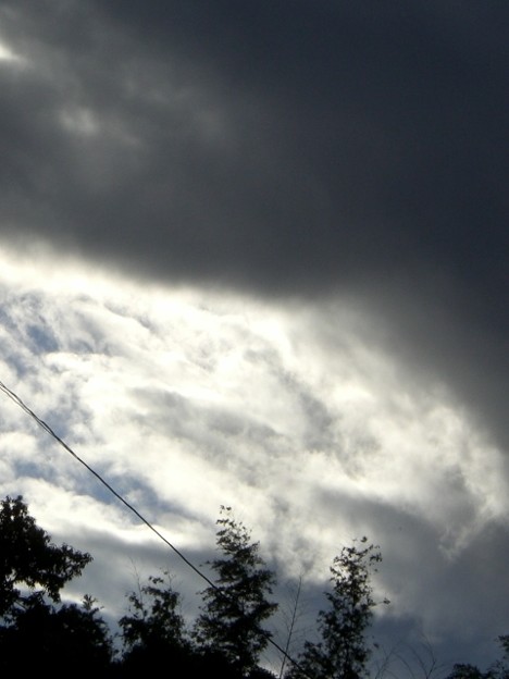 写真: 雲の流れ