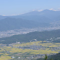 写真: 四阿山、根子岳を望む