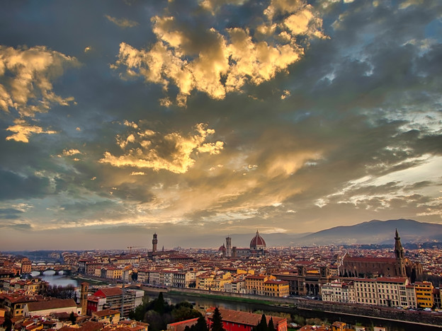 写真: View over Florence
