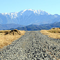 写真: 仙丈ヶ岳に続く道